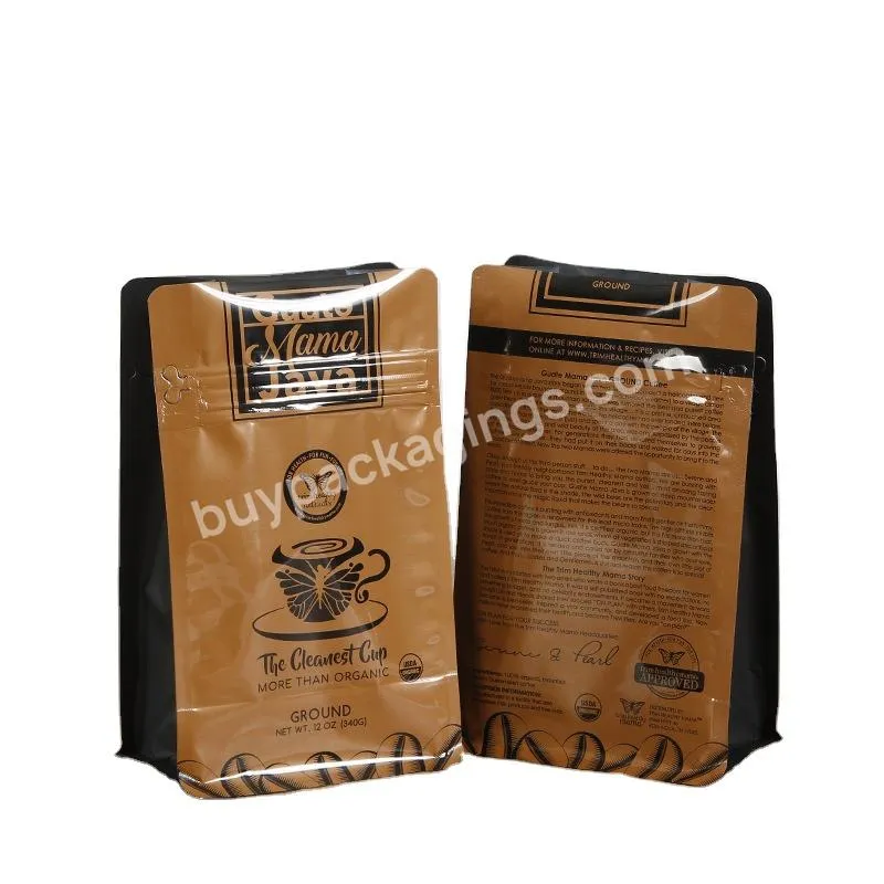 Custom Food Packaging Bag Square Bottom Box Pouch Flat Bottom Ziplock Pouch Bag For Coffee - Buy Plastic Bags Coffee Bag,Coffee Bean Side Gusset Bag,Roasted Coffee Bag.