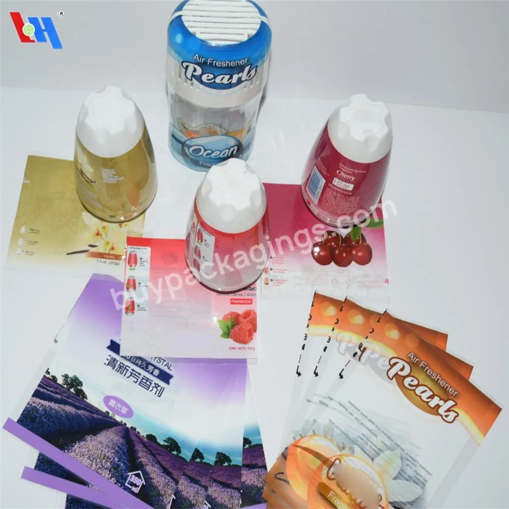 Custom Full Color Printed Hot Shrink Pet Pvc Shrinkable Shrink Wrap Sleeve Labels For Aroma Bottle