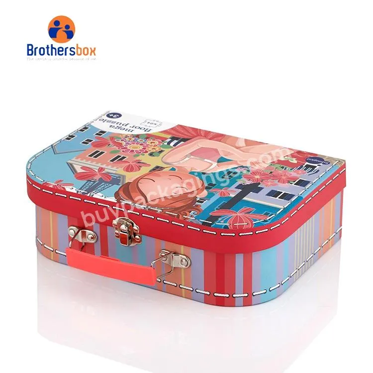 Custom gift box Cardboard paper box children's suitcase
