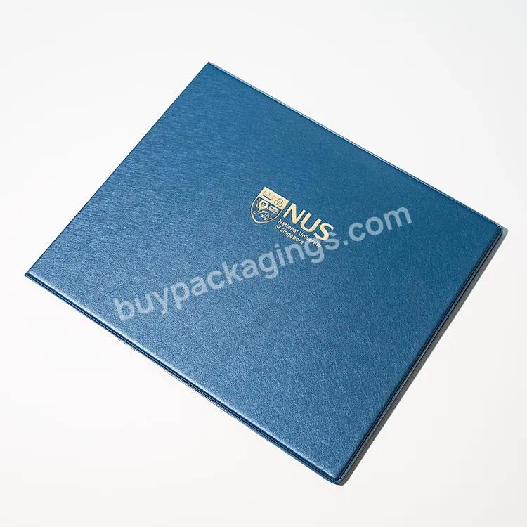 Custom Graduation Diploma Cardboard Certificate Holder File Certificate Cover Folder Holder - Buy Certificate Of Authenticity Card,Certificate Holder,Certificate Holder Tube.