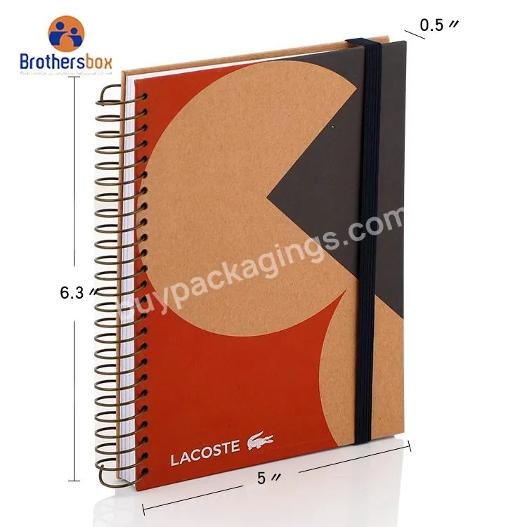 custom hardcover spiral bound notebook