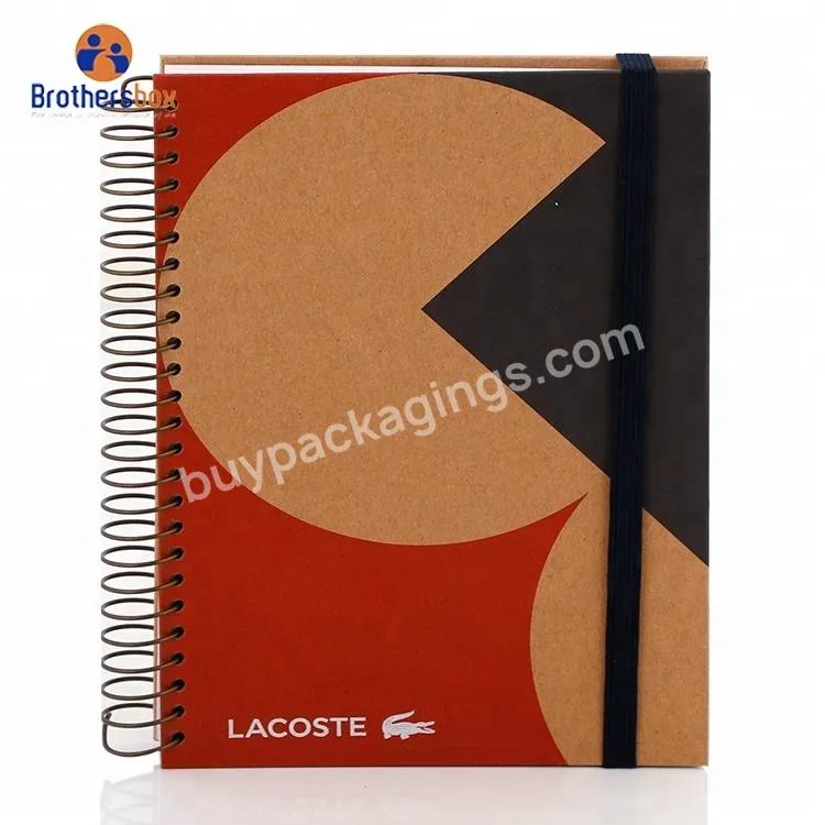 custom hardcover spiral bound notebook