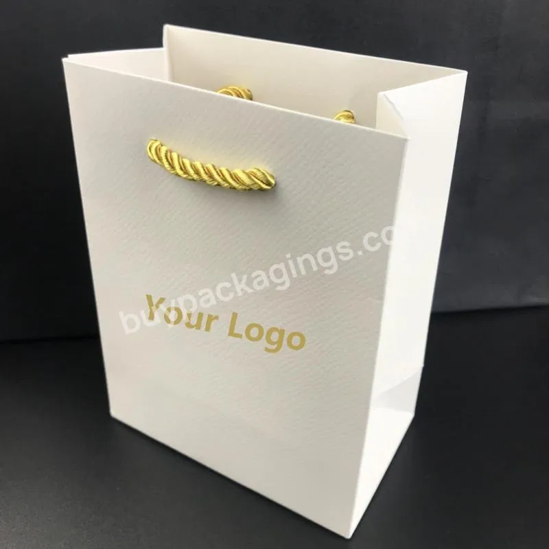Custom High Quality Business Promotion Shopping Paper Bag For Clothes Shoes Wig Hair Stock Package