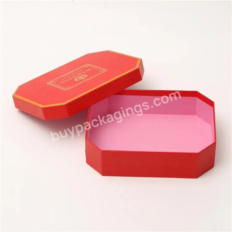 Custom High Quality Large Capacity Popular Wedding Gift Box Packaging With Lids