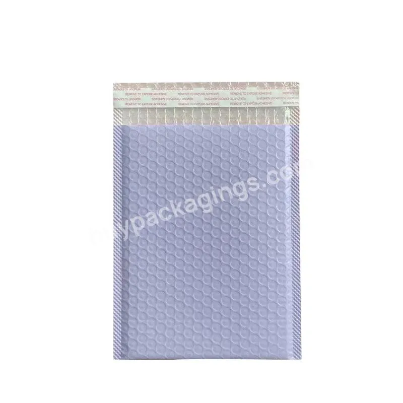 Custom Holographic Air Bubble Envelopes Metallic Foil Bubble Mailer Bag For Cosmetics