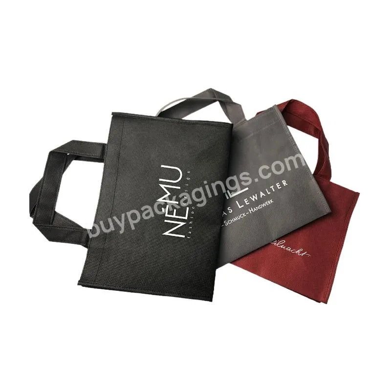 Custom Hot Sell Eco Friendly Biodegradable Reusable Shopping Bolsas Ecologicas Pp Non-woven Tote Ecological Bag With Logo Custom