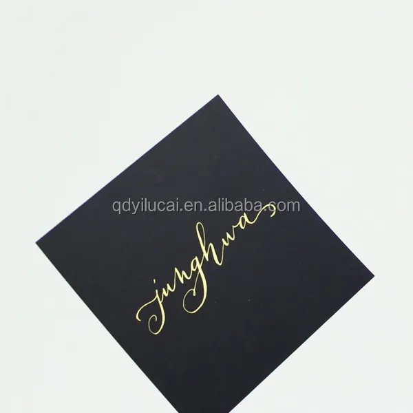 Custom Jewelry Display Cards With Logo Gold Stamping