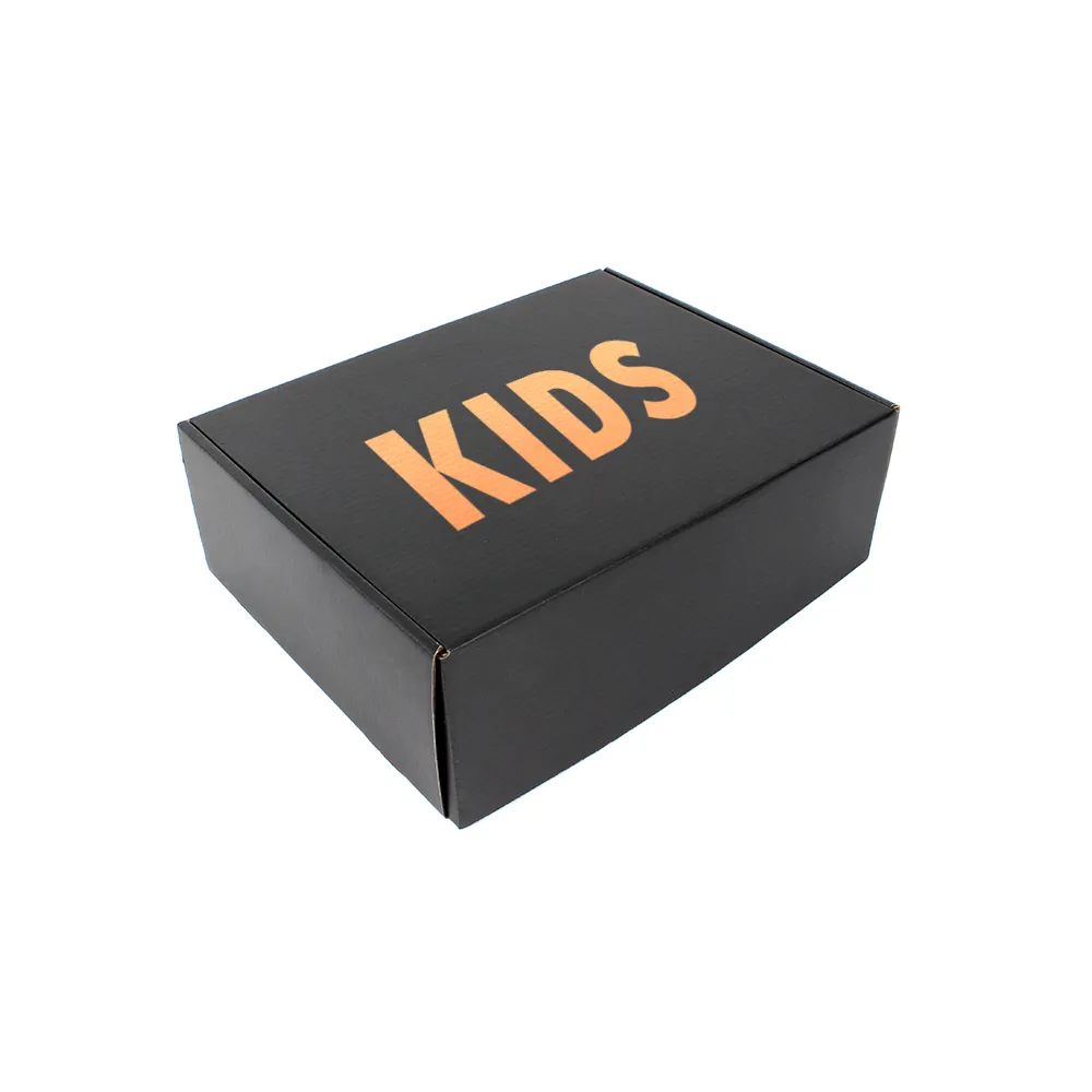 Custom kids paper cardboard storage packaging corrugated shoes box with LOGO