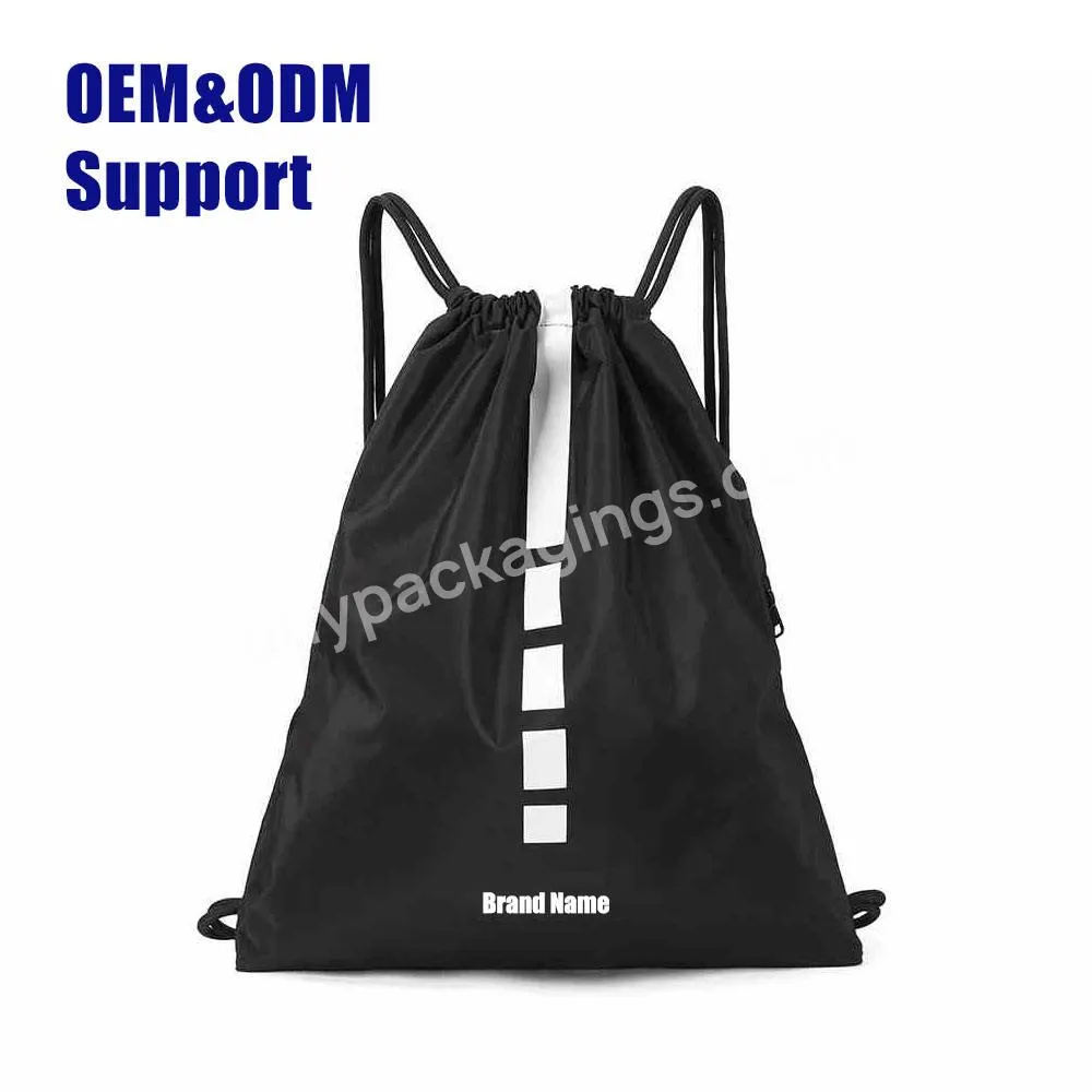 Custom Large Sport Workout Sports Game Outdoor Travel Waterproof Drawstring Gym Bag Backpack