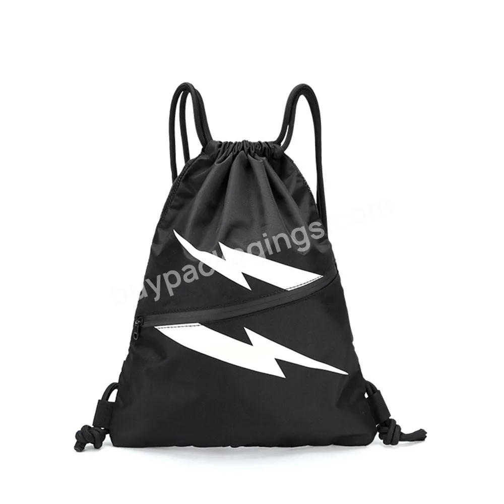 Custom Large Sport Workout Sports Game Outdoor Travel Waterproof Drawstring Gym Bag Backpack