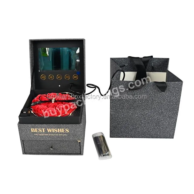 Custom Lcd Screen Geschenkbox Mit Video Presentation Box Lcd Gift Box Video