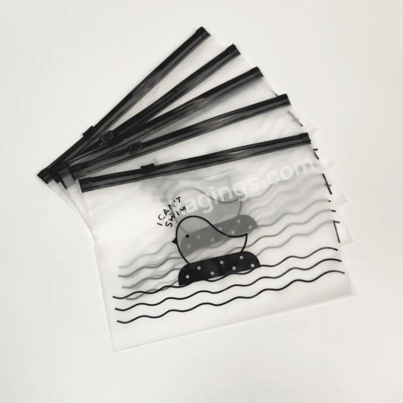 Custom Ldpe Cartoon Printed Slider Bag