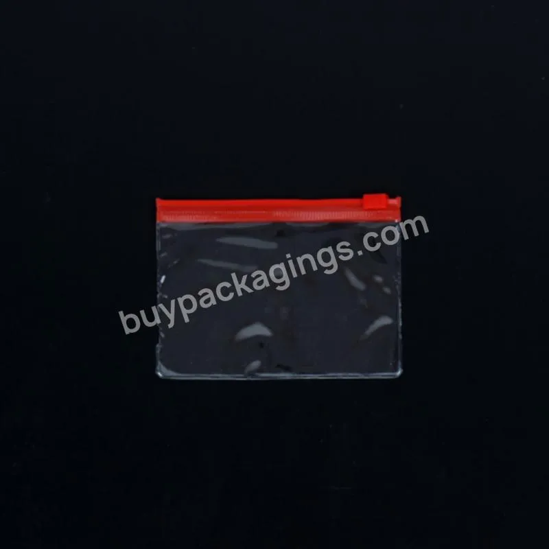 Custom Ldpe Clear Bag With Printed Slider