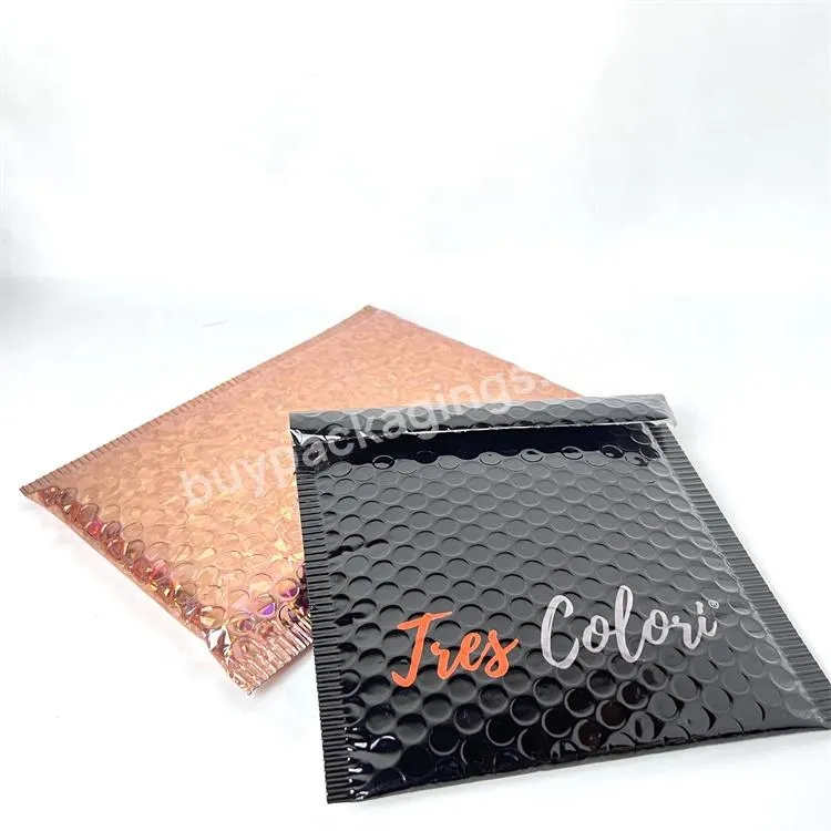 Custom Logo Bubble Envelope Bag Padded Mailer Poly Bubble Mailer Jewelry Clothing Shipping Packaging Wrap Mailing Bags