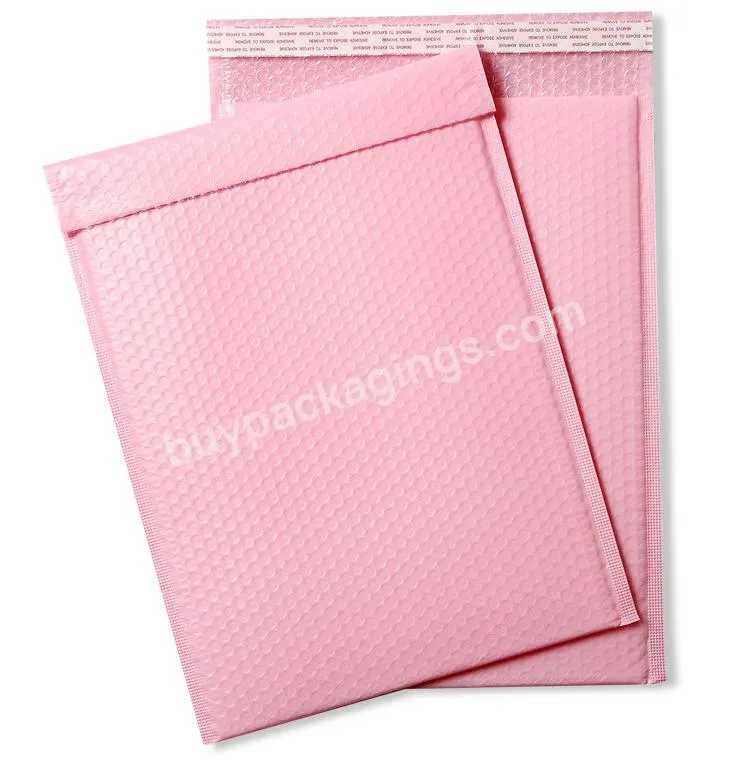 Custom Logo Bubble Envelope Bag Waterproof Clear Pvc Mailer Packaging Bag Bubble Mailing Bag