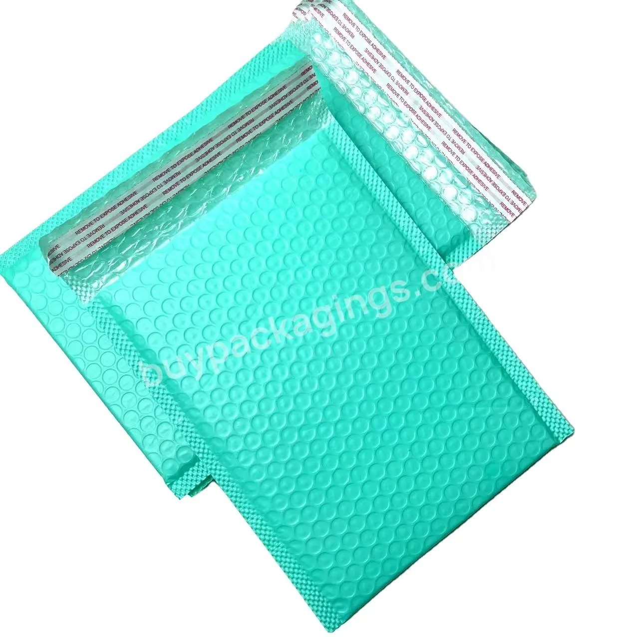 Custom Logo Green Poly Bubble Mailer Padded Envelope Express Shipping Mailing Courier Packaging Bags Bubble Mailers With Logo