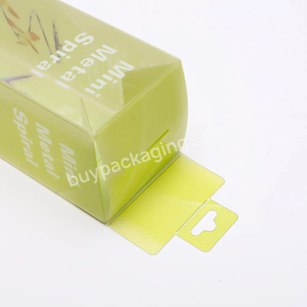 custom logo high-end PVC packaging transparent 8*8 gift box