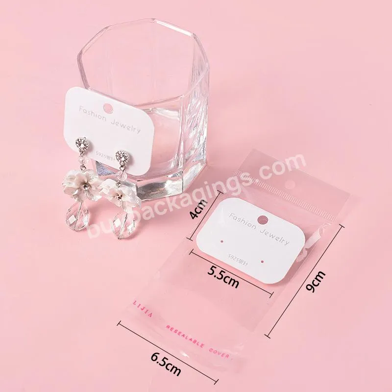 Custom Logo High-Grade Hot Sale High Quality Display Cases Earring Necklace Jewelry Holder Packaging Display Paper Ring Card