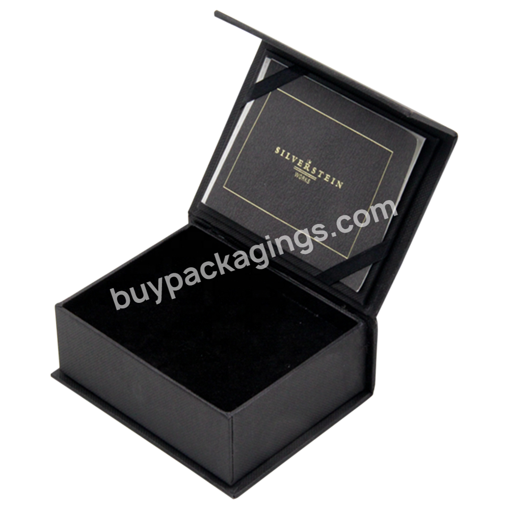 Custom Logo Luxury Cardboard Foam Insert Pandor Gift Paper Boxes Mens Small Jewelry Packaging Box