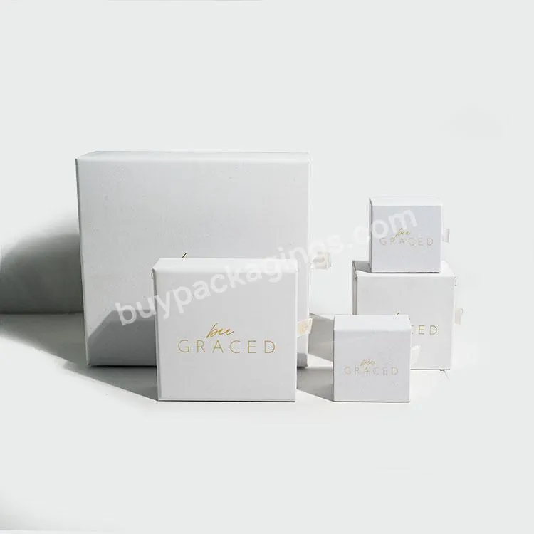 Custom Logo Luxury Jewelry Packaging Paper Cardboard Box Jewelry Packaging Boxes For Women