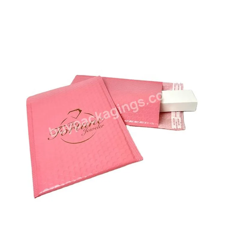 Custom Logo Printed Bubble Envelope Mailer Poly Bubble Mailer Jewelry Clothing Shipping Packaging Wrap Mailing Bags