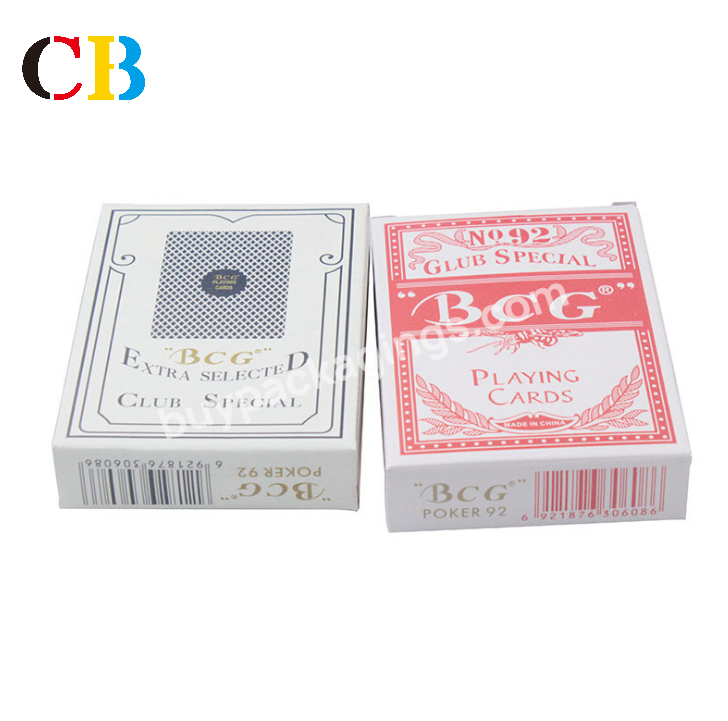 Custom Logo Printed Necklace Display Card With Pou 5" X 7" Custom Card Deck Printing Yh Custom Printing Cheap Price Bcg Poker Ca