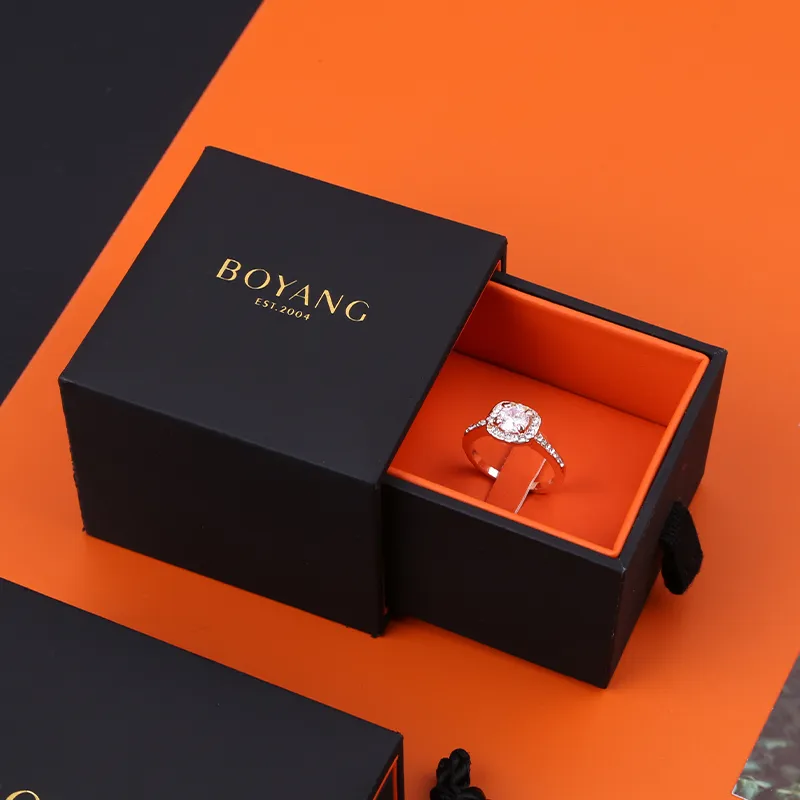 Custom logo Printed Paper Earring Bracelet Jewelry Box Jewelry Packaging Necklace Bracelet Box