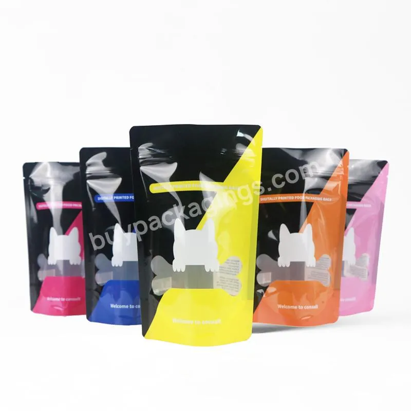 Custom Logo Printed Vacuum Dried Snack Food Bagging Potato Chips Packing Bag Aluminum Foil Silver Zipper Stand Up Pouch