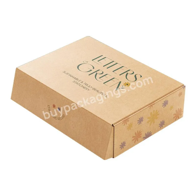 Custom Logo Printing Corrugated Mailer Shipping Paper Packaging Boxes