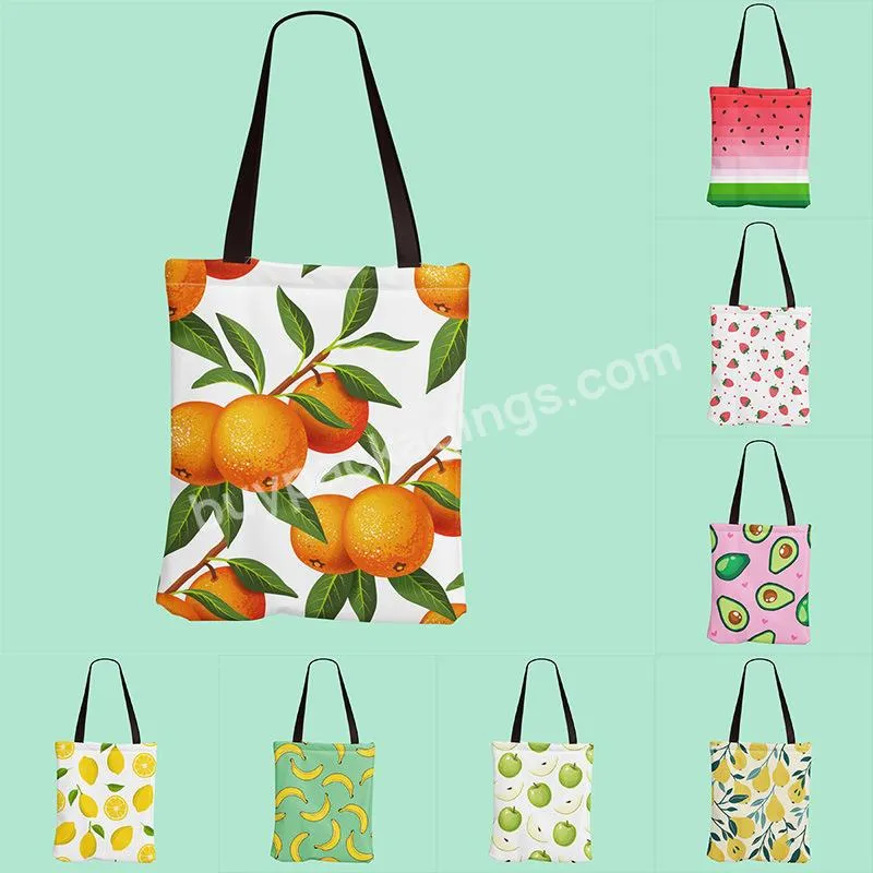 Custom Logo Reusable Handbags Handled Bag Large Capacity Polyester Tote Bag