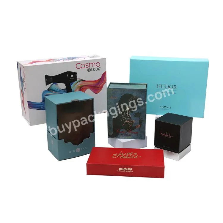 custom logo rigid Paper box packaging cajas luxury gift box