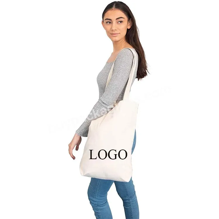 Custom Logo Size Eco-friendly Reusable Recycled 8oz 10oz 12oz Women Tote Handled Shopping Cotton Canvas Bag - Buy Shopping Tote Bag,Canvas Tote Bag,Plain Canvas Tote Bag.