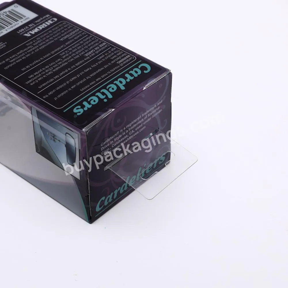 Custom Logo Wholesale Transparent Colorful Printing Plastic PVC Packaging Gift Box