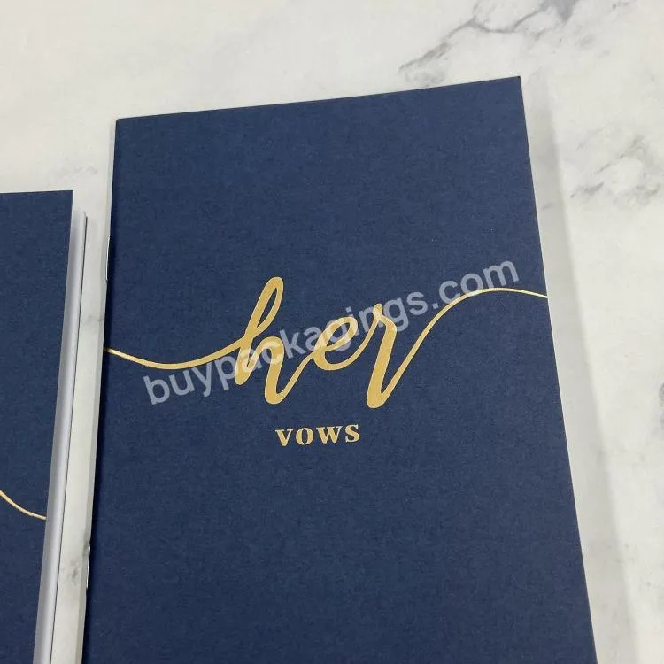 Custom Lovely Wedding Vow Books His And Her Wedding Vows Books Set Of 2 Vow Journal