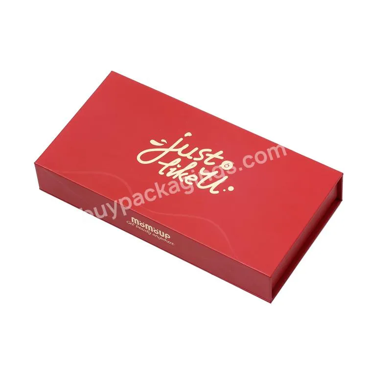 Custom Luxury Book Shape Cardboard Magnet Box Fold Packaging Gift Paper Box