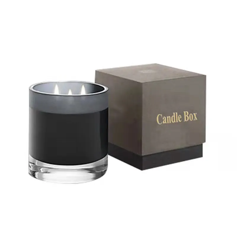 Custom Luxury Candle Box Custom New Design Cardboard Candle Jar And Box Packaging