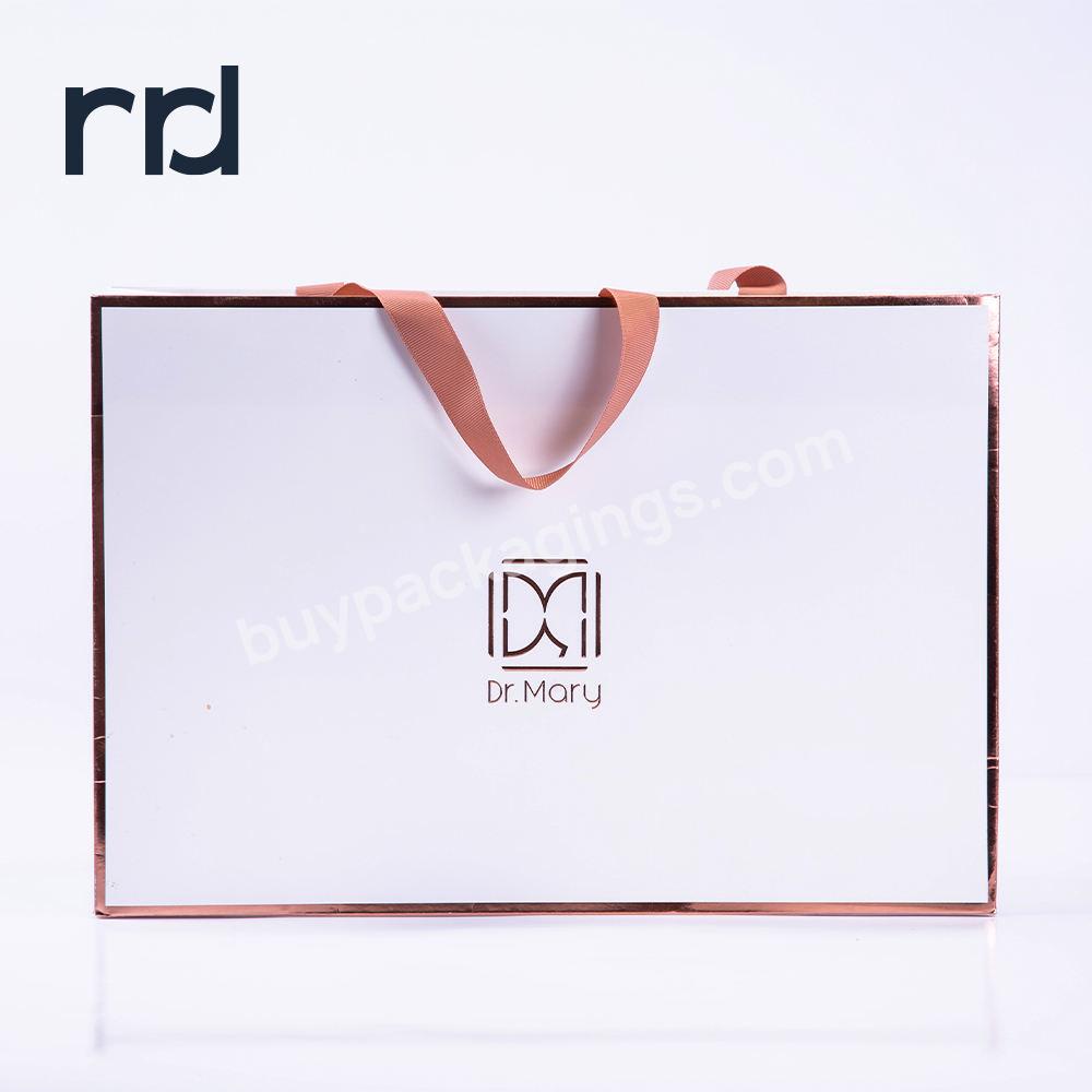 Custom Luxury Clothes Store Retail Packaging Gift Carry Bags Boutique Shopping Paper Bags With Your Own Logo