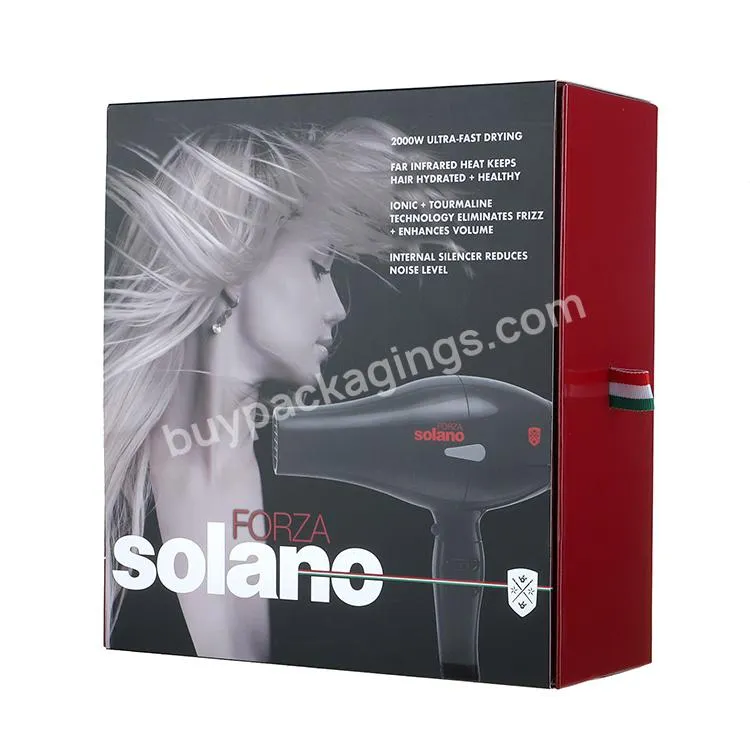 Custom Luxury Hair Dryer Packaging Box Appliance Packaging Box High-quality Empty Electronic Products Gift Box