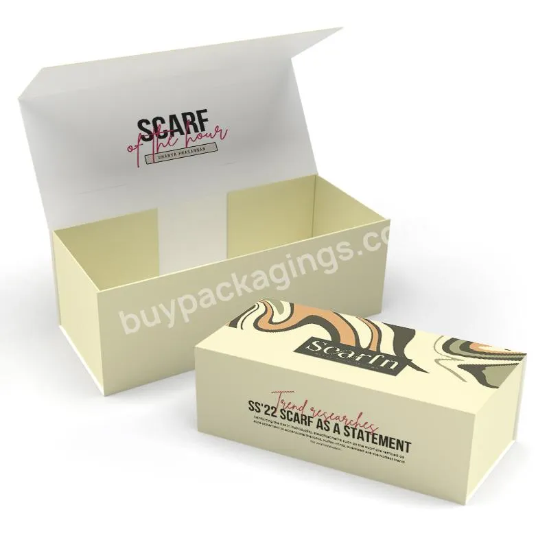 Custom Luxury Paper Magnet Foldable Folding Magnetic Gift Box Garment Gift Packaging Box