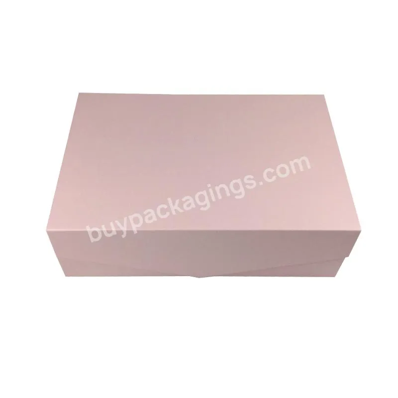 Custom Luxury Pink Color Magnetic Gift Packaging Box