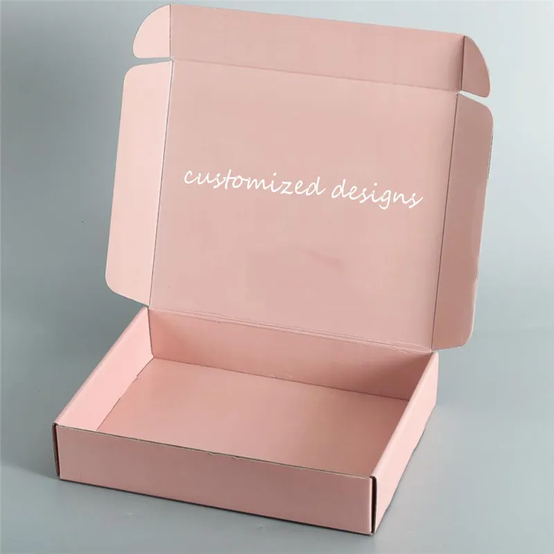 Custom new design lovely exquisite luxury pink packaging box