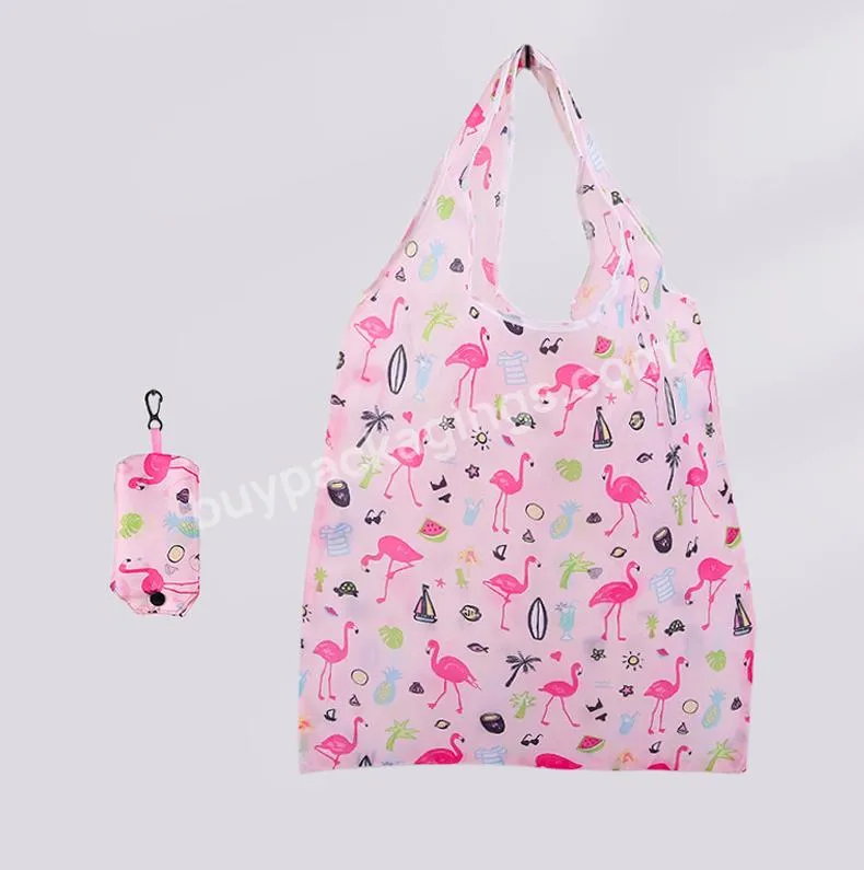 Custom New Eco Foldable Shopping Nylon Bags Reusable Food Recycle Tote