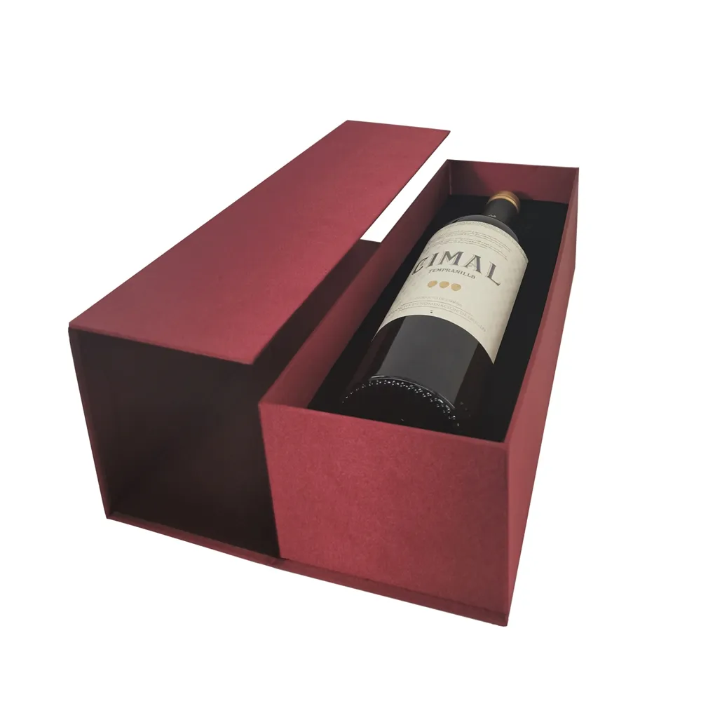 Custom OEMODM  luxury leather wine box PU leather wine gift box packaging GIFT