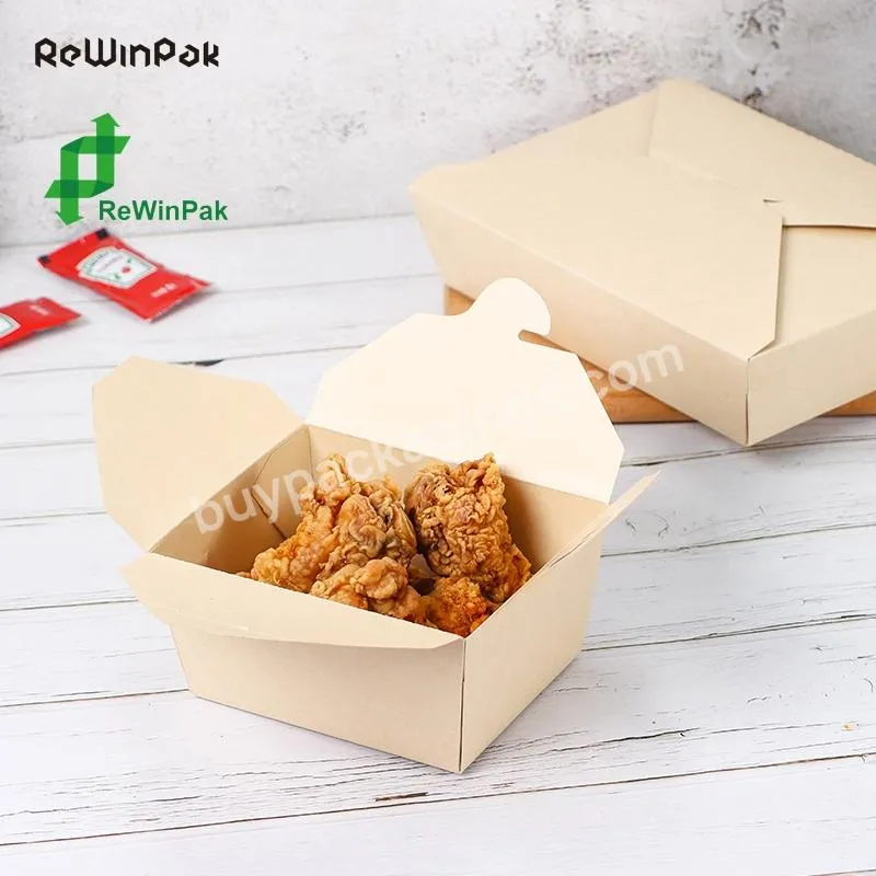 Custom Paper Boxes With Your Own Logo For Food Disposable Paper Packaging Support Customization