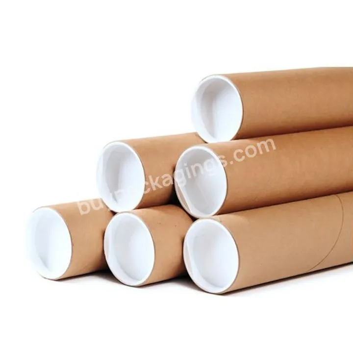 Custom Paper Cardboard Shipping Mailing Poster Tube Packaging
