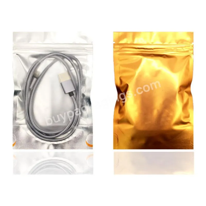 Custom Pe Zipper Electronic Accessory Bag