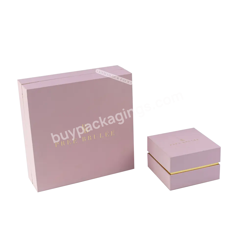 Custom Pink Paper Cardboard Gift Display Women Jewelry Sets Packaging Box Mom Gift Box