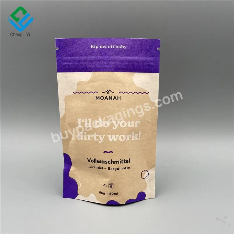 Custom Pla Pbat Corn Starch Compostable Ziplock Bag Kraft Paper Reusable Biodegradable Stand Up Zipper Packaging Bags For Tablet