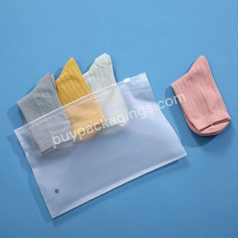 Custom Plastic Slider Bag For Clothes And Shoes