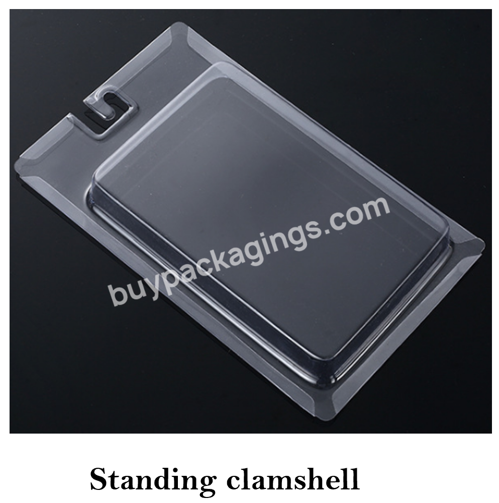 Custom Plastic Transparent Packaging Box Small Cake Round Plastic Tray Cosmetic Sinker Pop Protector Case Blister Package